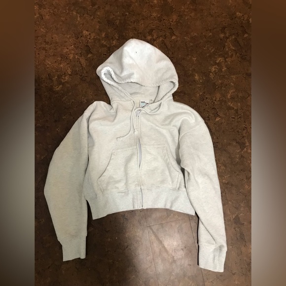 TNA Tops - TNA Cropped Zip Hoodie